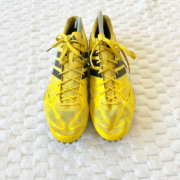 ADIDAS Adizero Prime Accelerator Yellow/Black Sprint Track Spikes - Mens 9.5 - Picture 2 of 9